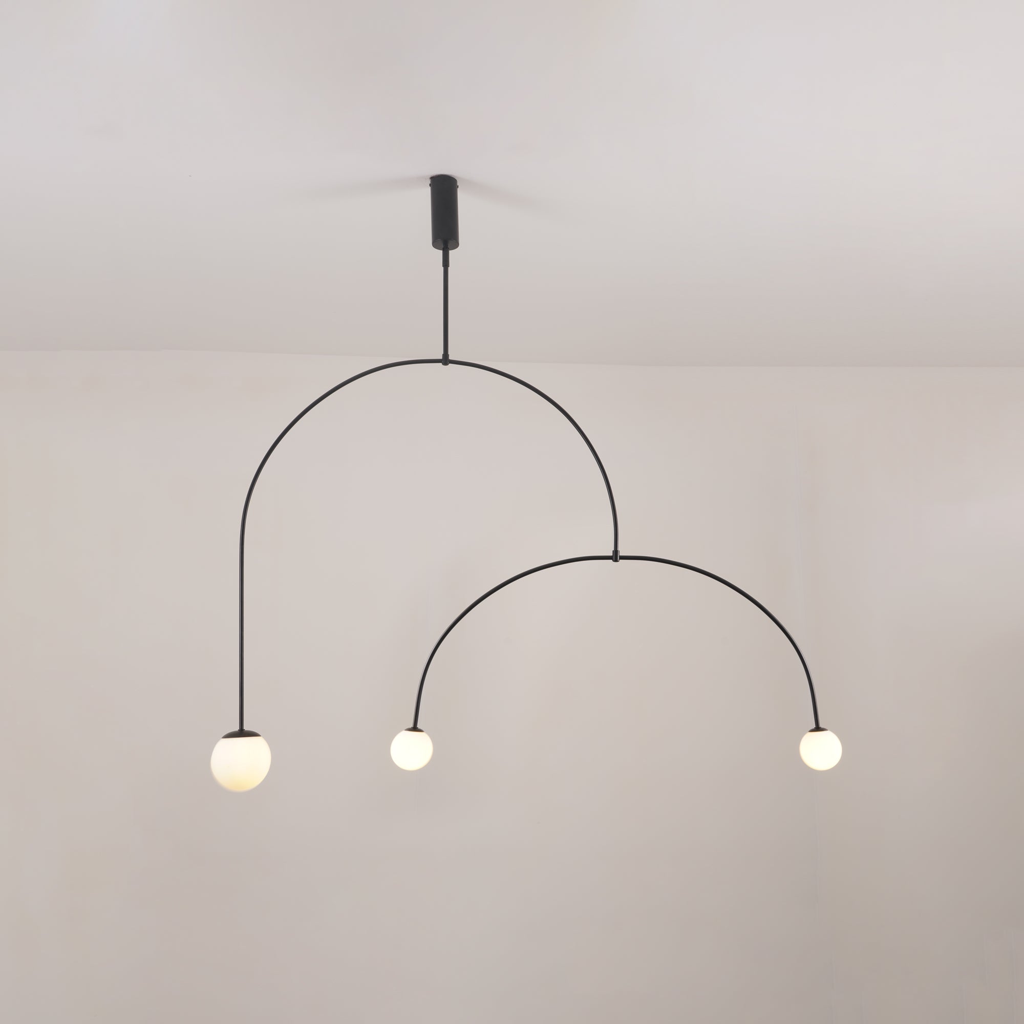 Lustra Kronleuchter Mobile Schwarz Minimalistisch-Letslighting