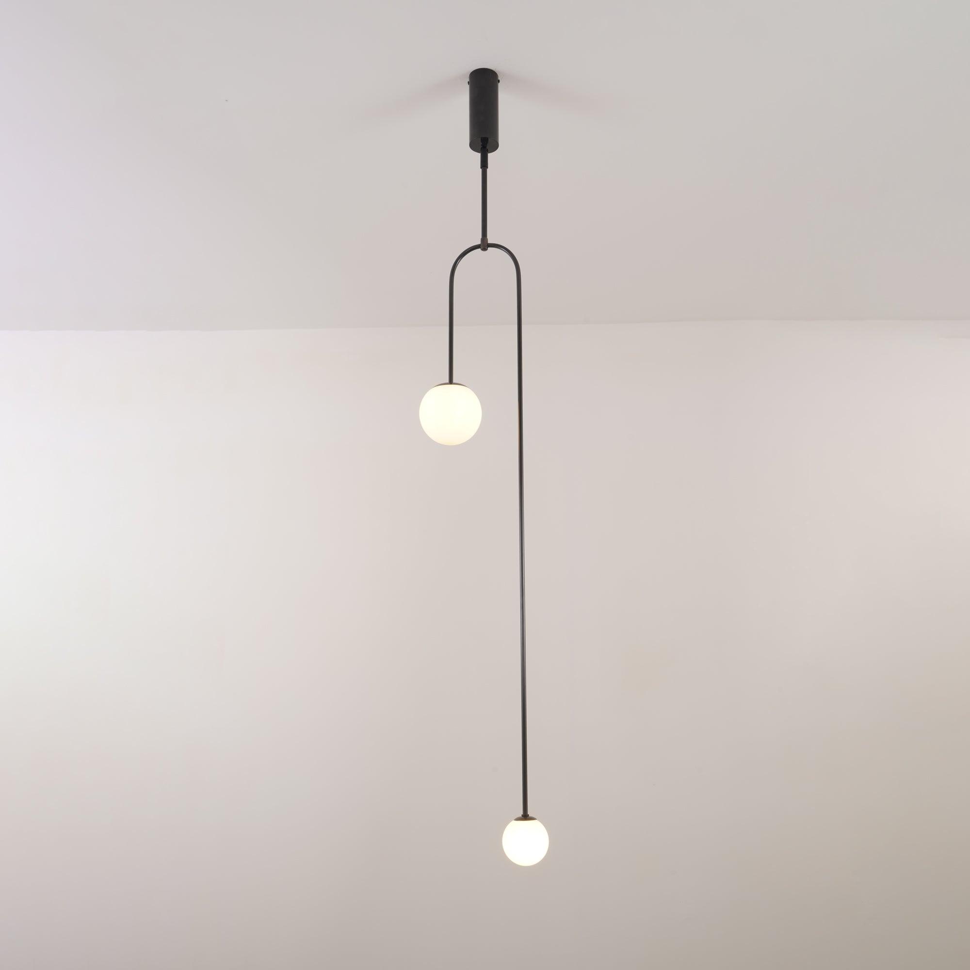 Lustra Kronleuchter Mobile Schwarz Minimalistisch-Letslighting