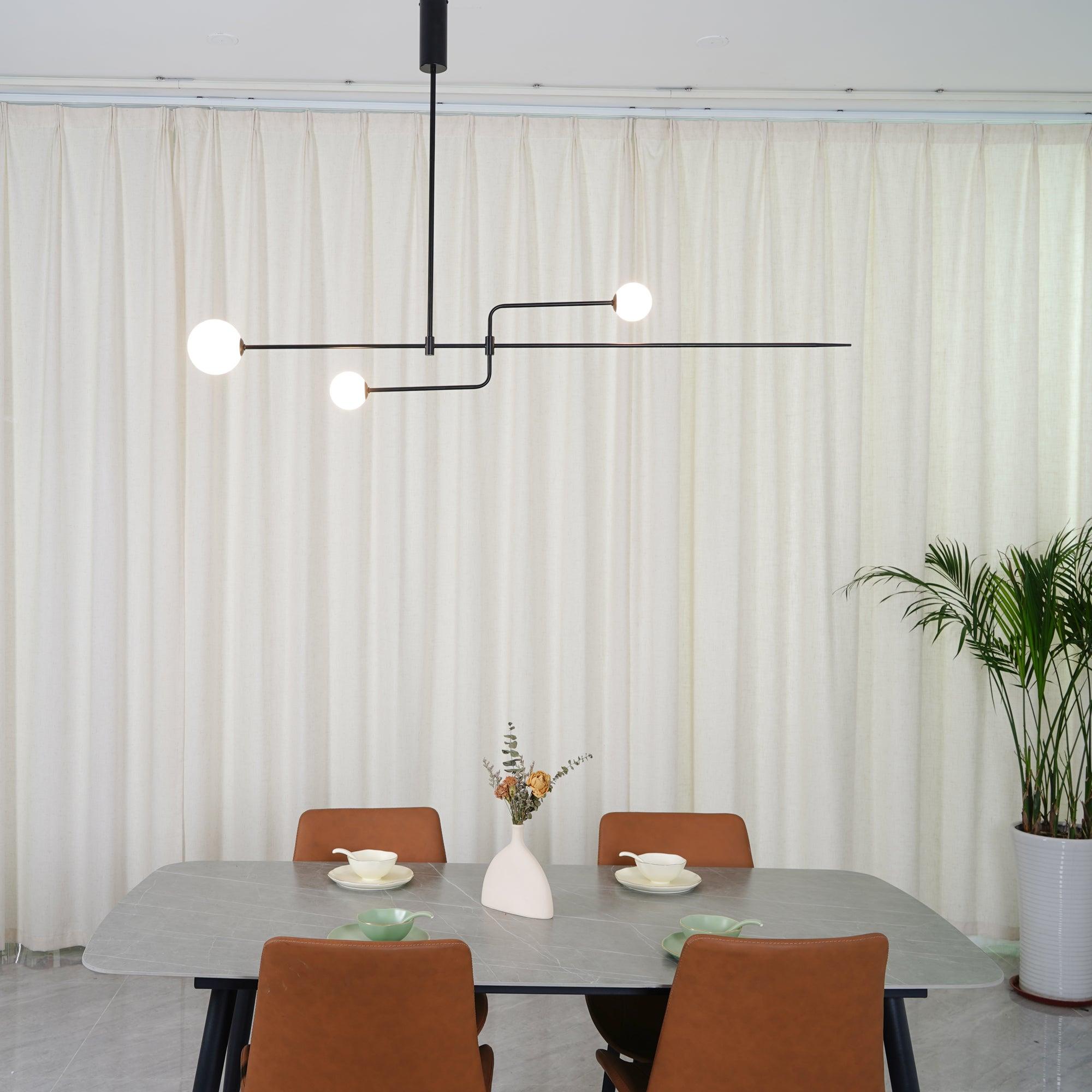 Lustra Kronleuchter Mobile Schwarz Minimalistisch-Letslighting