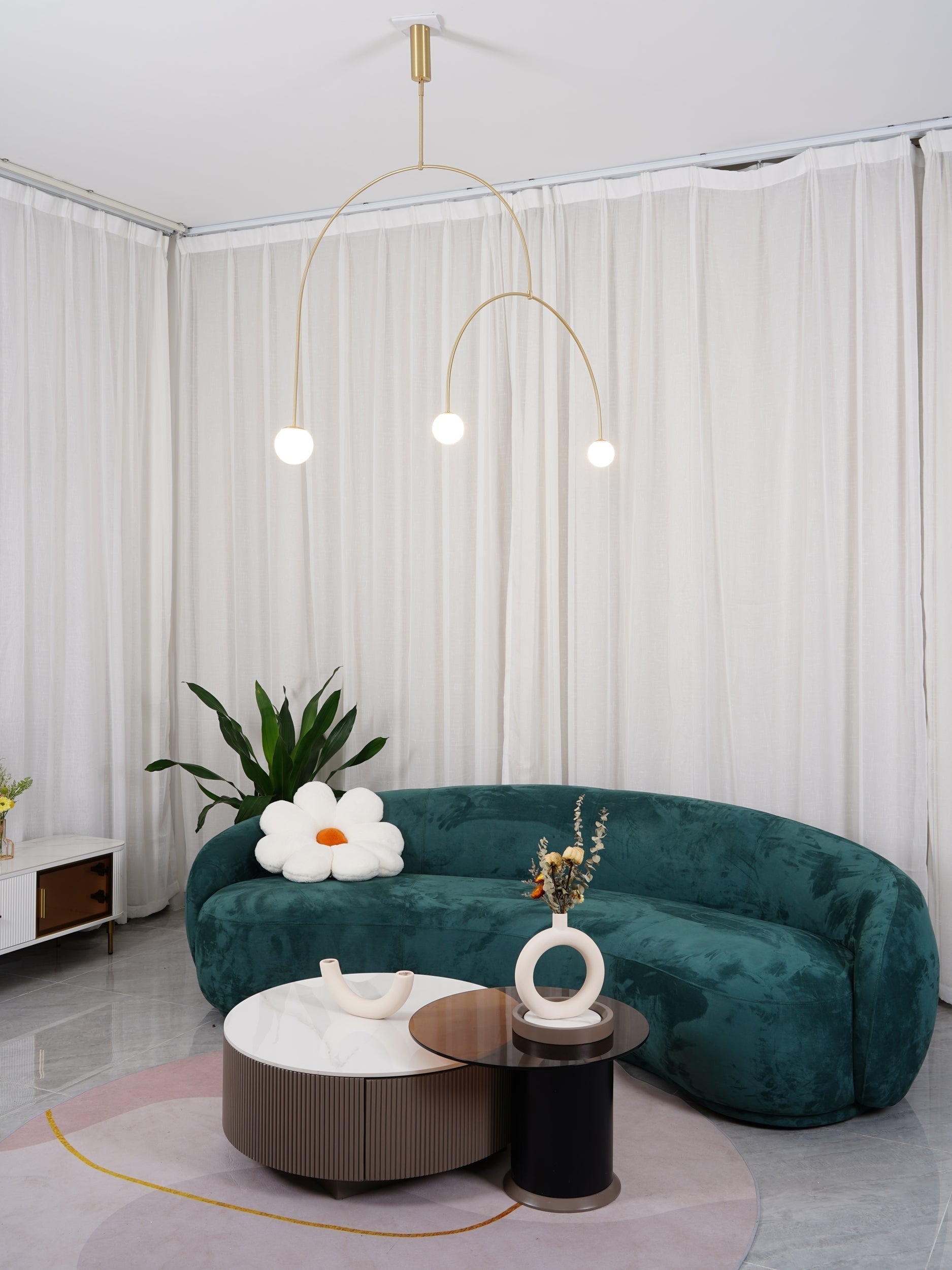 Lustra Kronleuchter Mobile Schwarz Minimalistisch-Letslighting