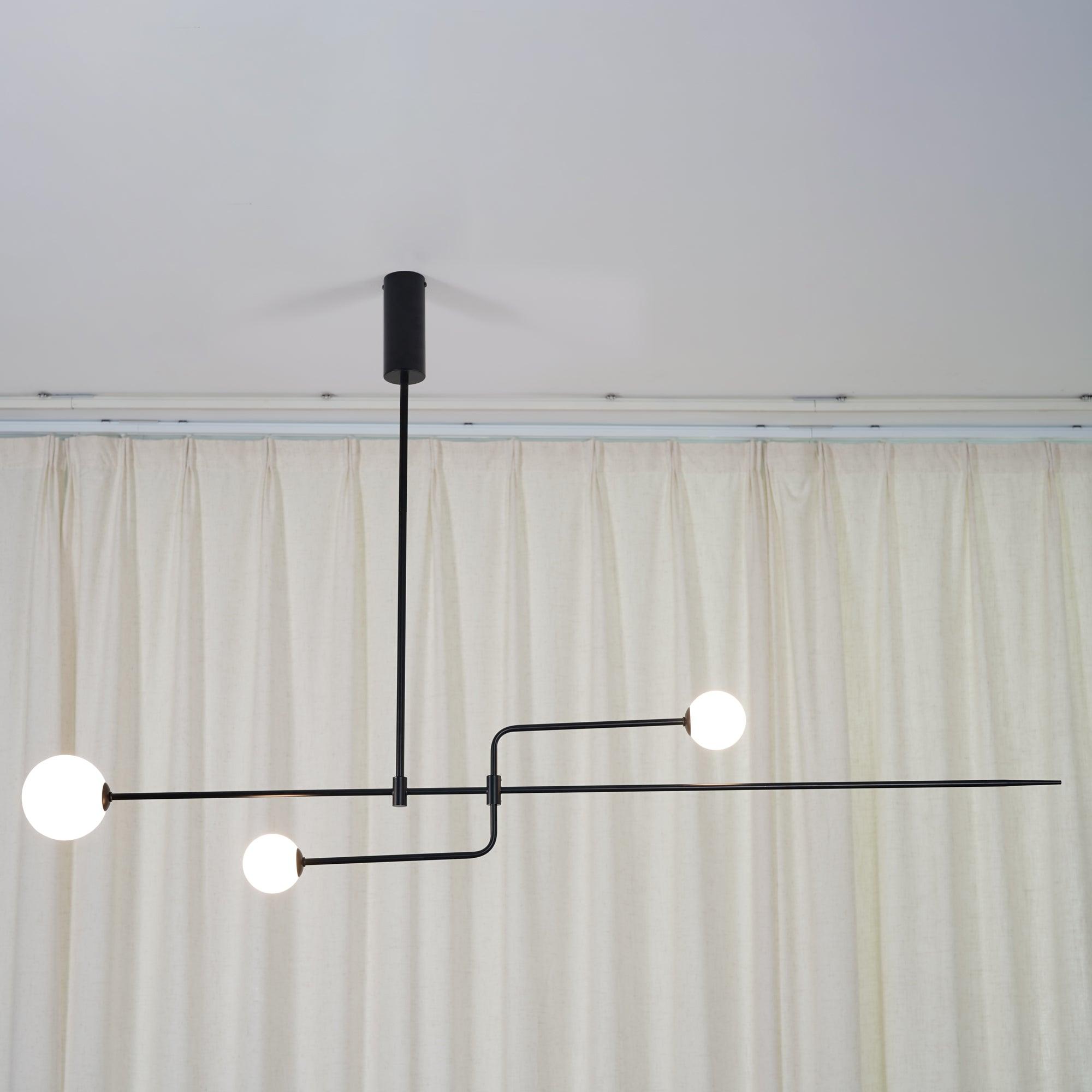Lustra Kronleuchter Mobile Schwarz Minimalistisch-Letslighting