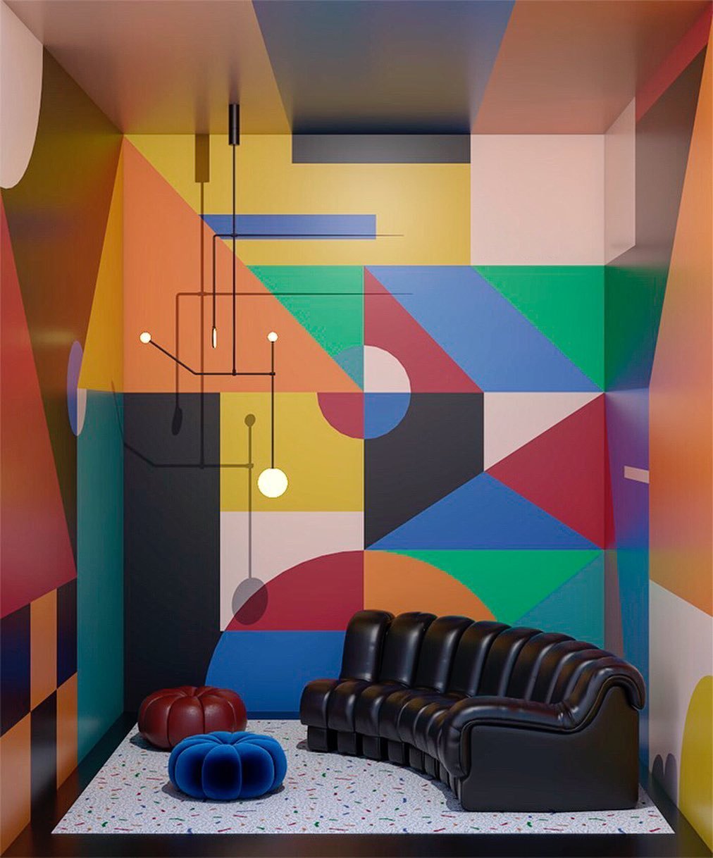 Lustra Kronleuchter Mobile Schwarz Minimalistisch-Letslighting