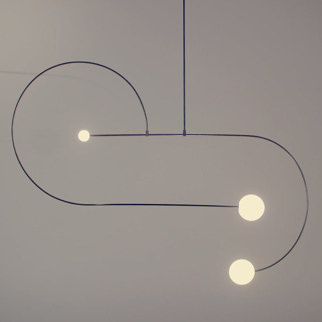 Lustra Kronleuchter Mobile Schwarz Minimalistisch-Letslighting