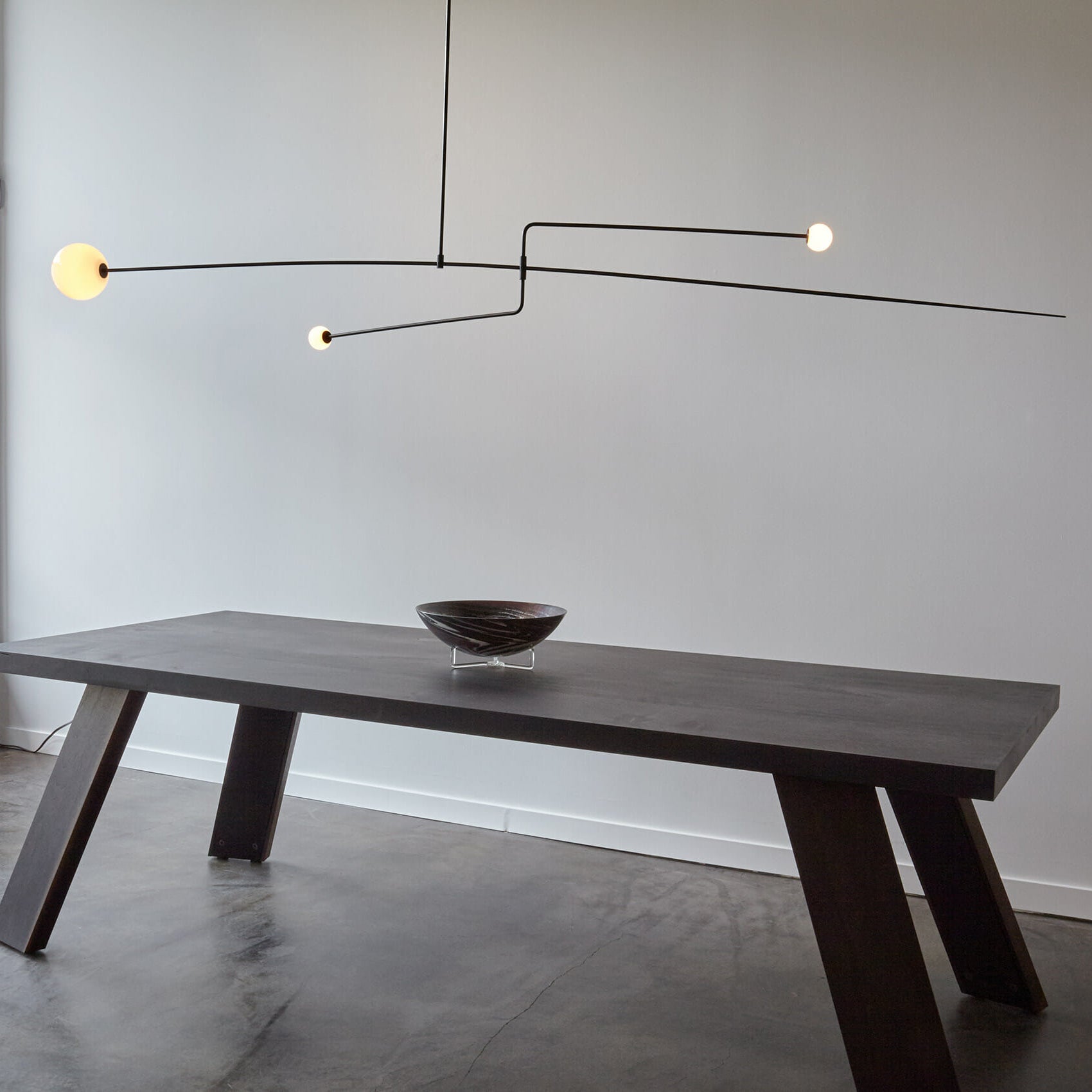 Lustra Kronleuchter Mobile Schwarz Minimalistisch-Letslighting
