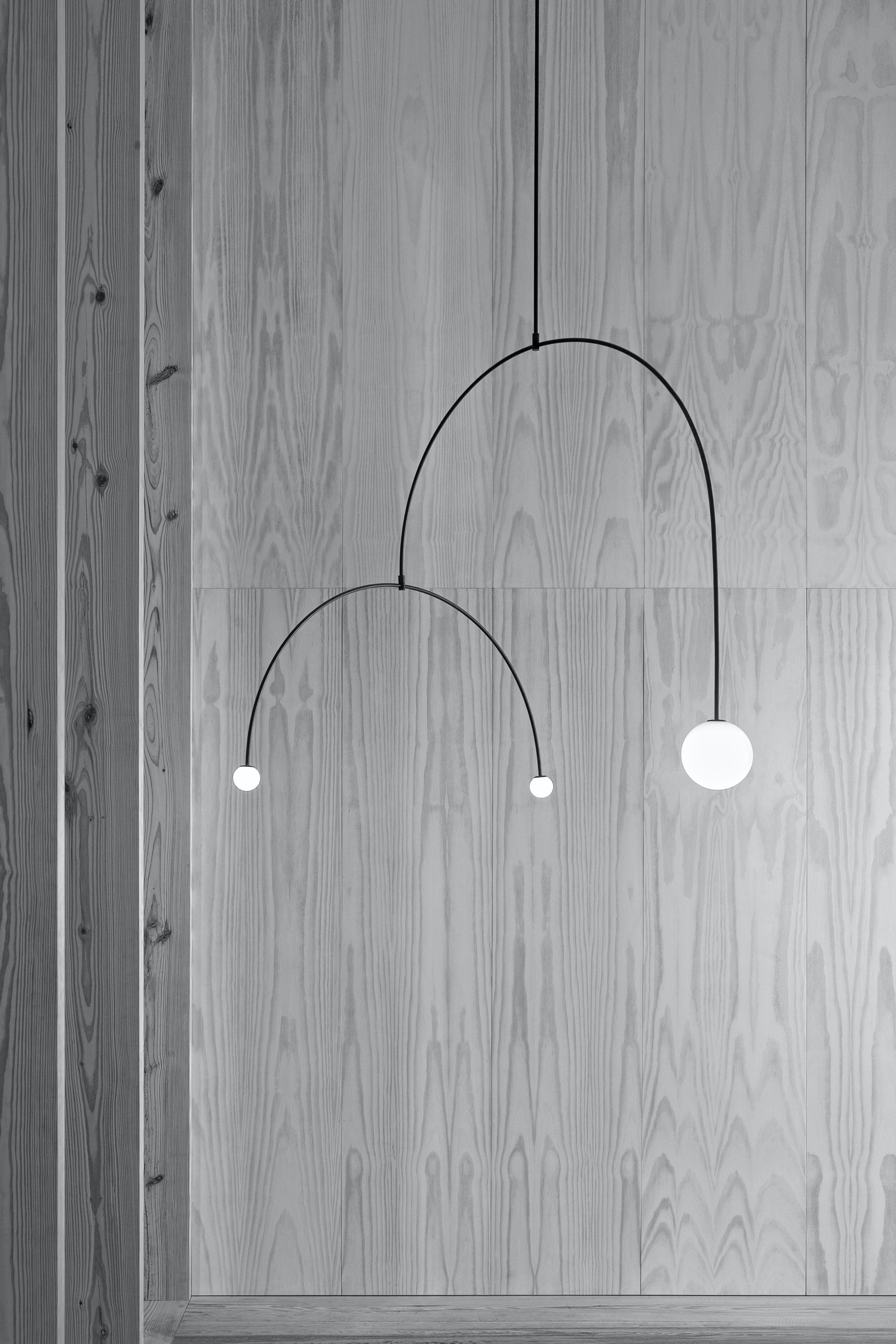 Lustra Kronleuchter Mobile Schwarz Minimalistisch-Letslighting