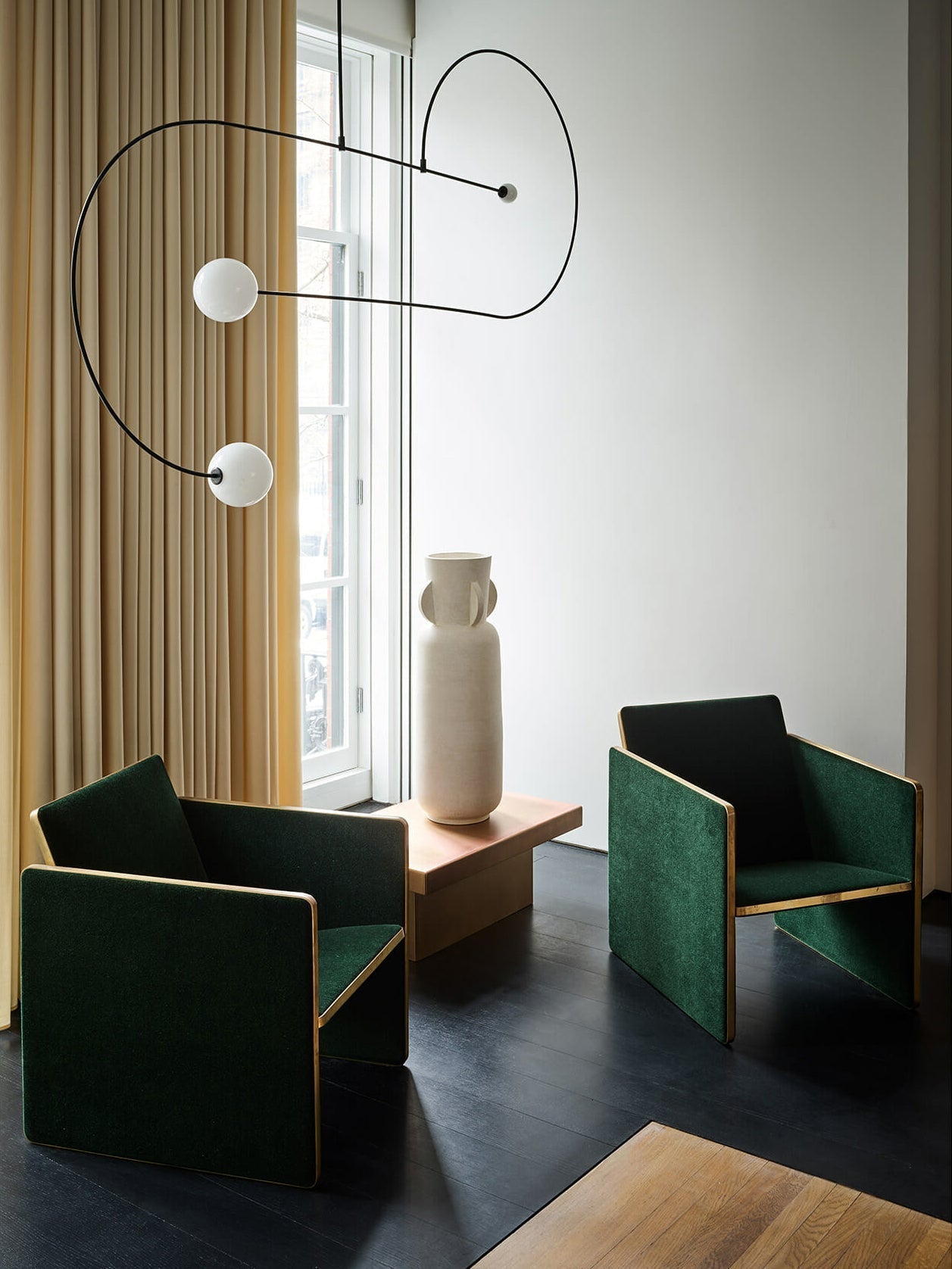 Lustra Kronleuchter Mobile Schwarz Minimalistisch-Letslighting
