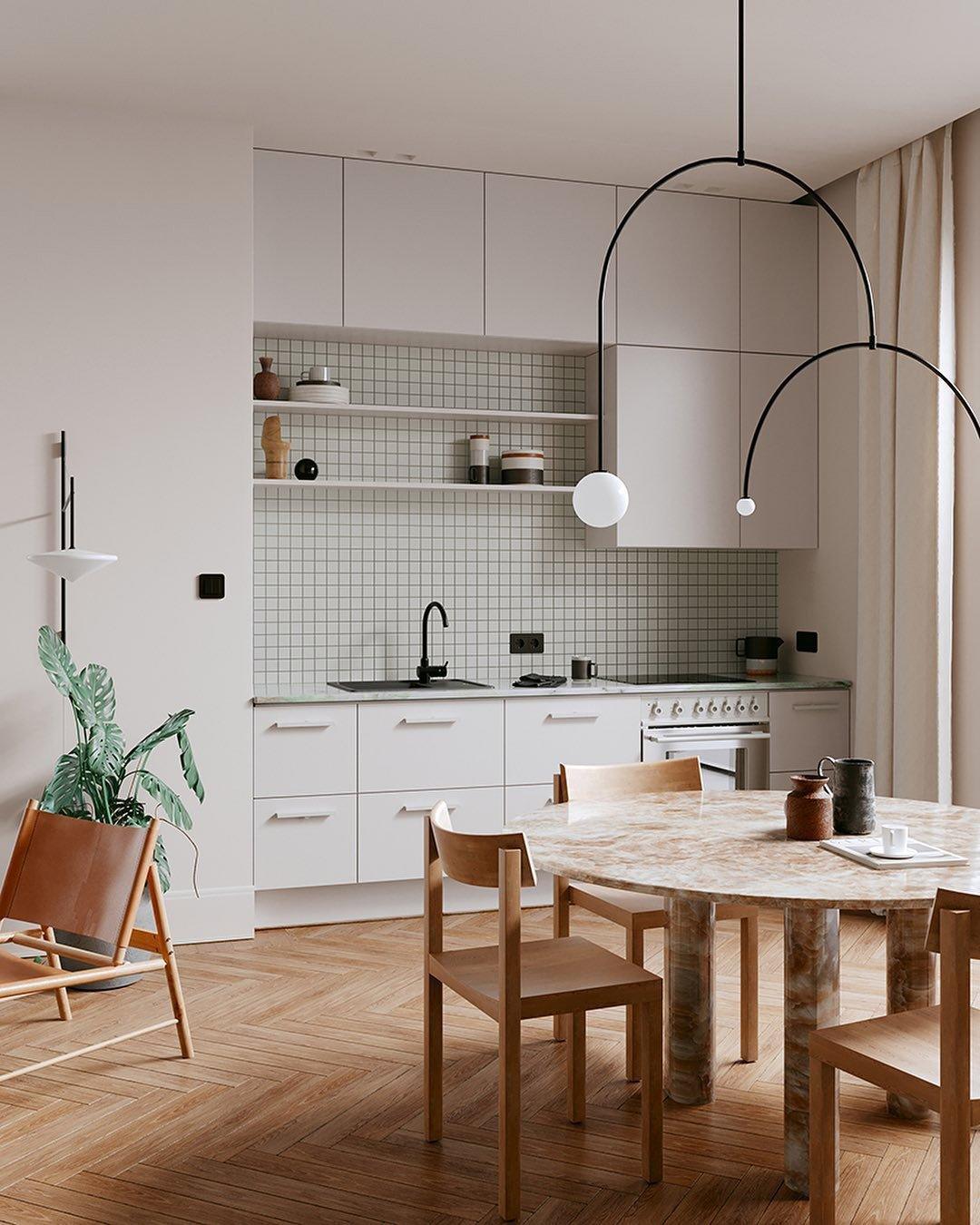 Lustra Kronleuchter Mobile Schwarz Minimalistisch-Letslighting