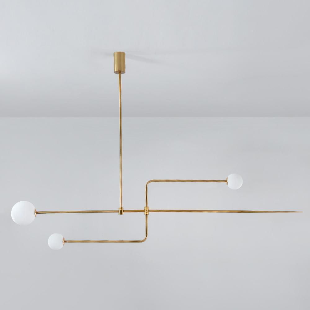 Lustra Kronleuchter Mobile Schwarz Minimalistisch-Letslighting