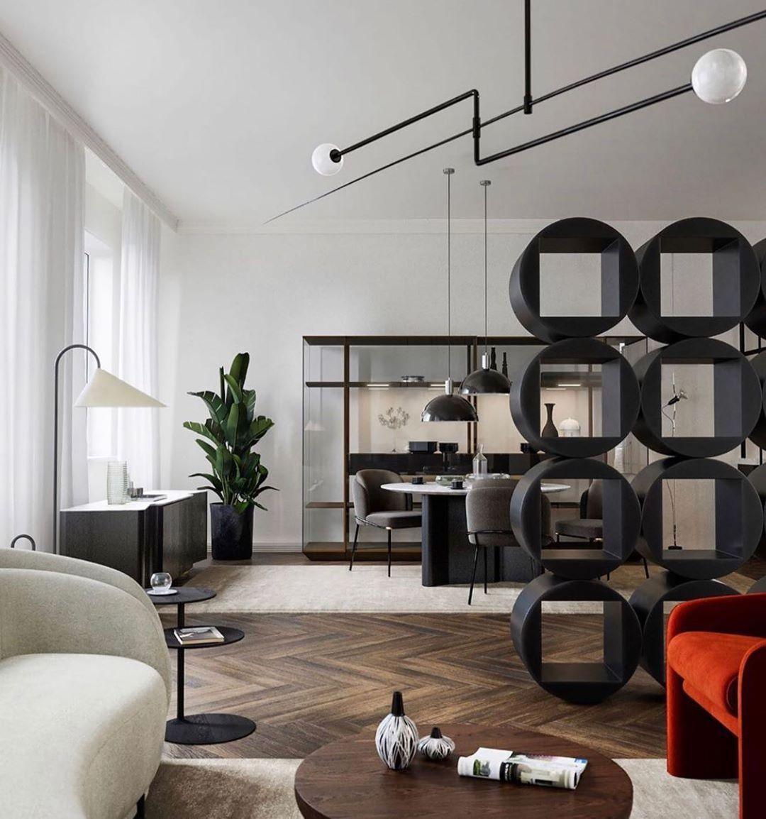 Lustra Kronleuchter Mobile Schwarz Minimalistisch-Letslighting