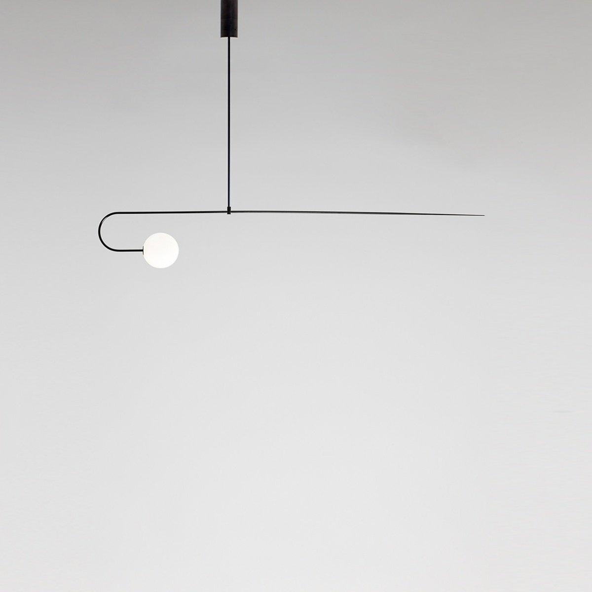 Lustra Kronleuchter Mobile Schwarz Minimalistisch-Letslighting