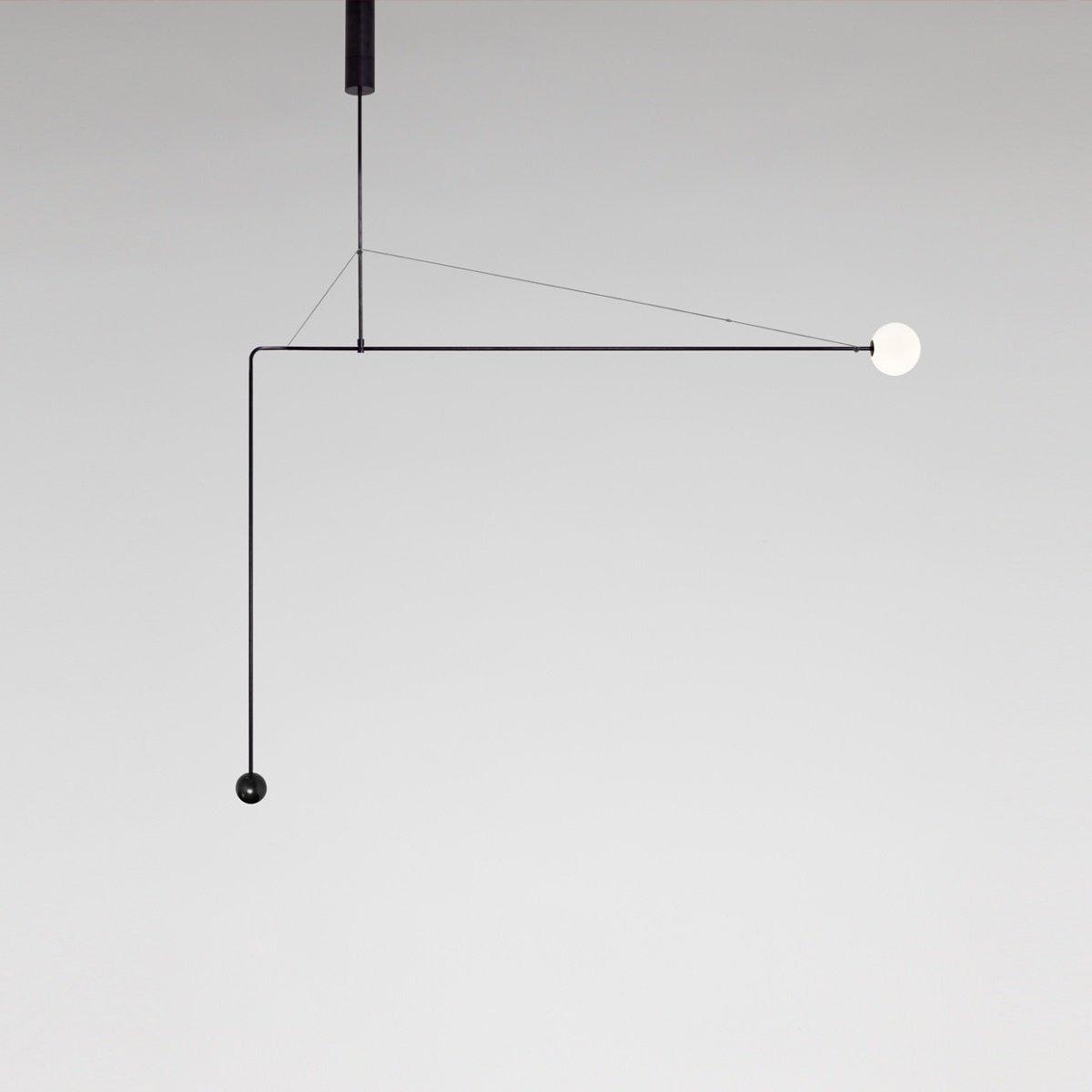 Lustra Kronleuchter Mobile Schwarz Minimalistisch-Letslighting