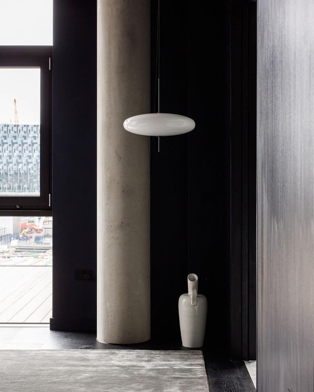 Lustra Pendelleuchte Lampe Verbunden Schwarz lackiert für Wohn Zimmer-Letslighting