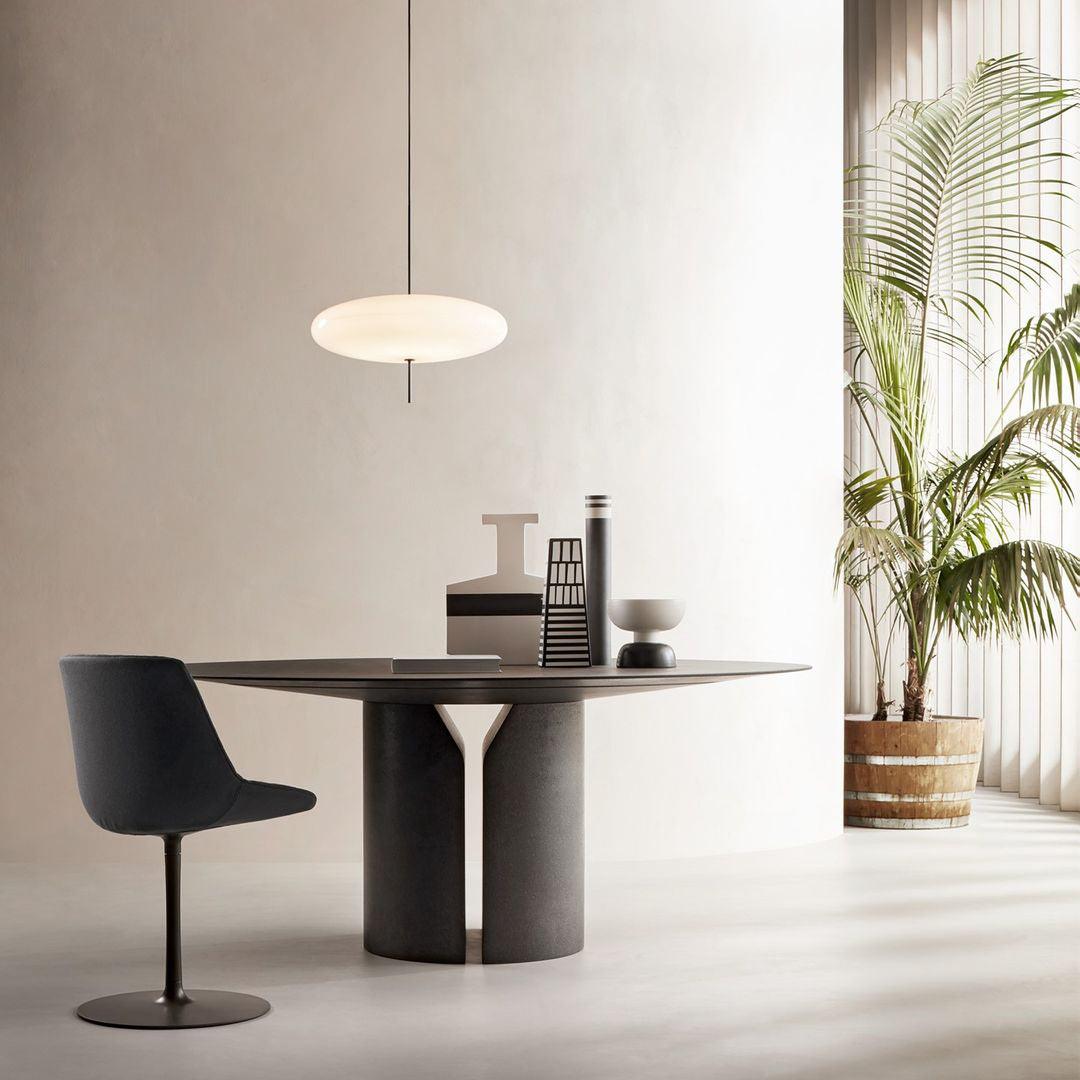 Lustra Pendelleuchte Lampe Verbunden Schwarz lackiert für Wohn Zimmer-Letslighting