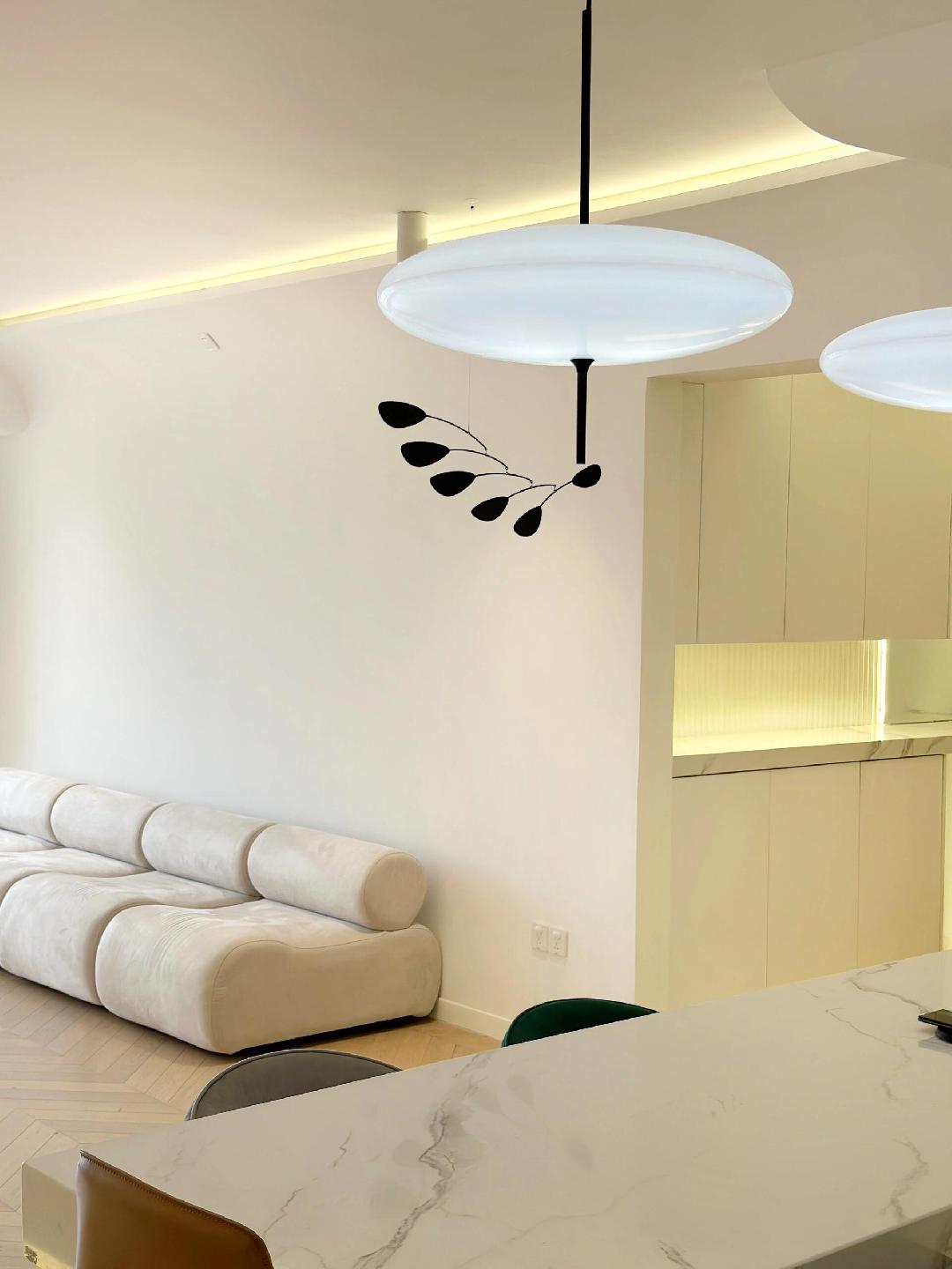 Lustra Pendelleuchte Lampe Verbunden Schwarz lackiert für Wohn Zimmer-Letslighting
