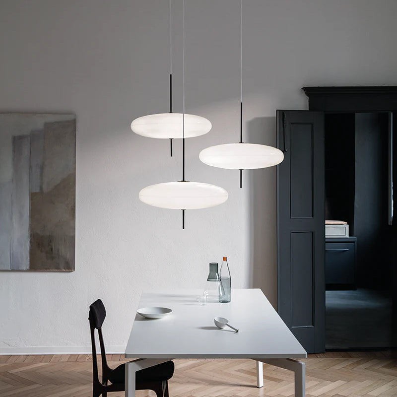 Lustra Pendelleuchte Lampe Verbunden Schwarz lackiert für Wohn Zimmer-Letslighting