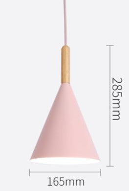 Arisha Modern LEDPendelleuchte Farbig Schlaf/Wohnzimmer Holz