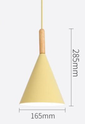 Arisha Modern LEDPendelleuchte Farbig Schlaf/Wohnzimmer Holz