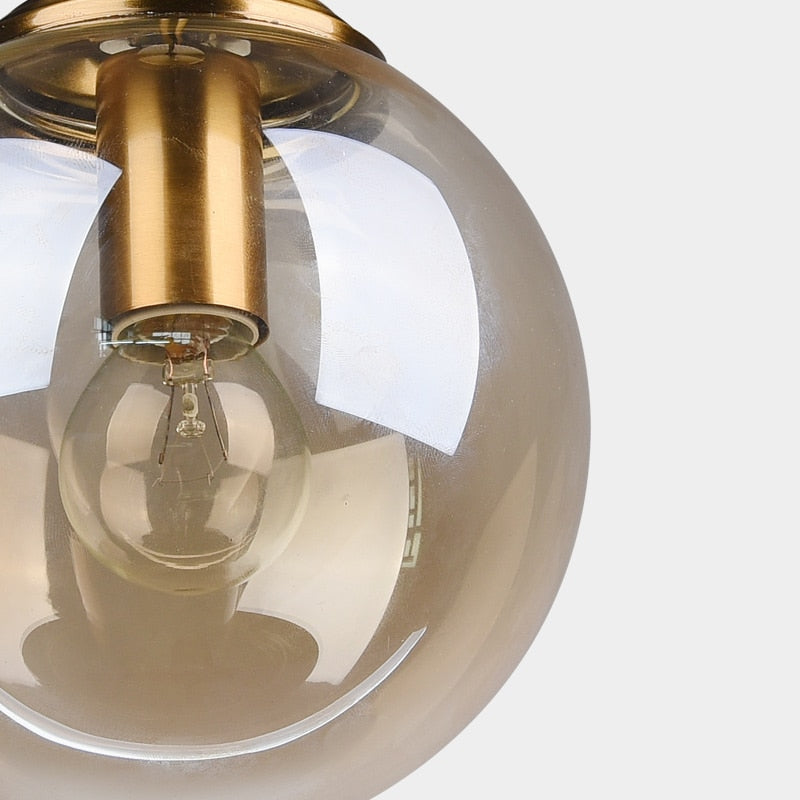 Valentina Modern Rund LED Pendelleuchte Metall Glas Esszimmer Wohnzimmer Schlafzimmer