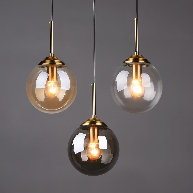 Valentina Modern Rund LED Pendelleuchte Metall Glas Esszimmer Wohnzimmer Schlafzimmer