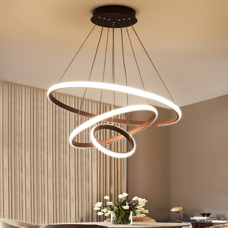 Arisha Pendelleuchte Modern Ring LED Ess/Schlaf/Wohnzimmer