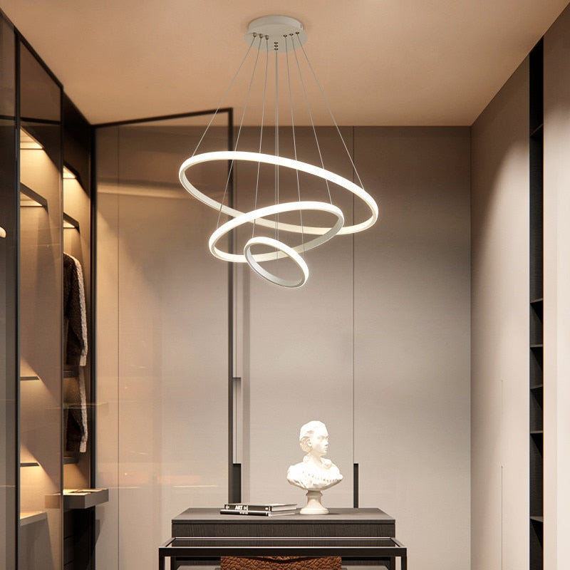 Arisha Pendelleuchte Modern Ring LED Ess/Schlaf/Wohnzimmer