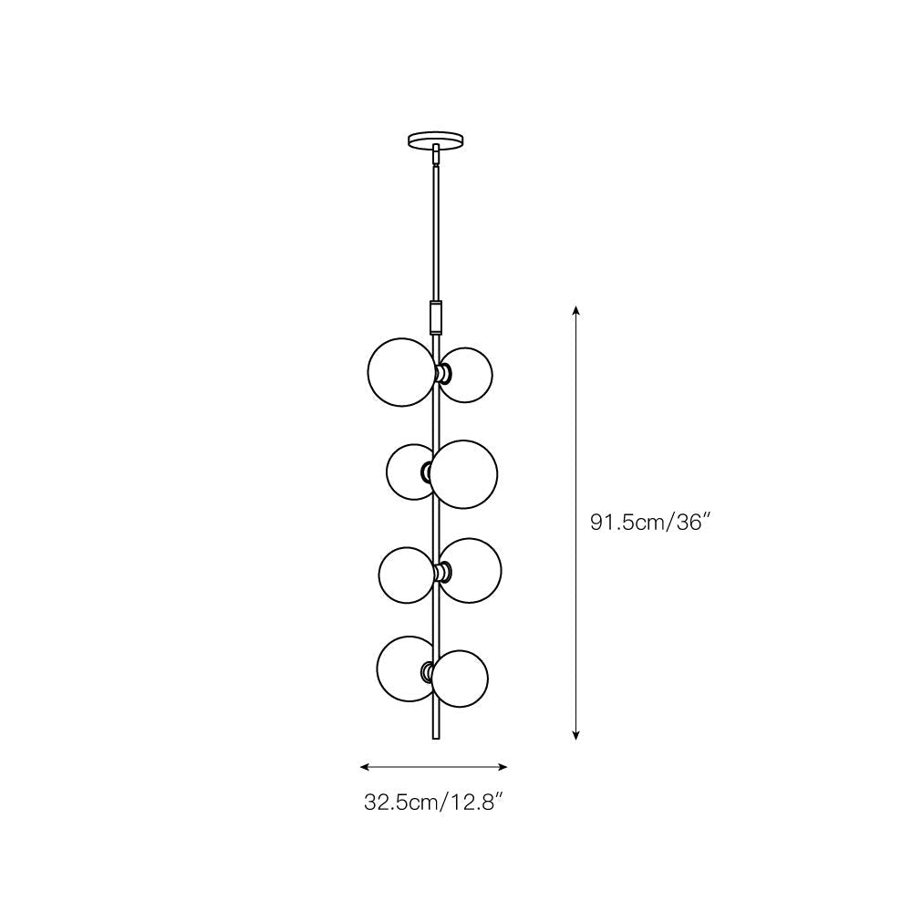 Zelirila Art Schiene Glas Pendelleuchte-Letslighting