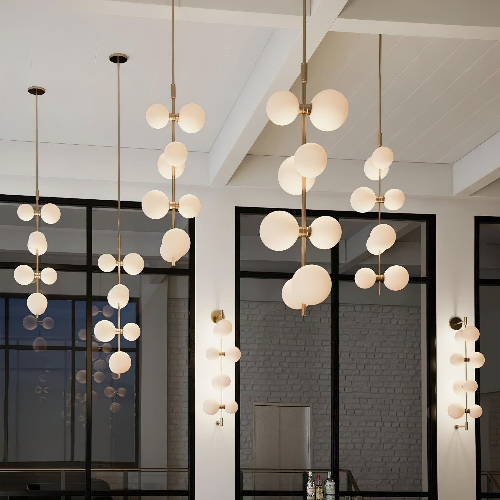 Zelirila Art Schiene Glas Pendelleuchte-Letslighting