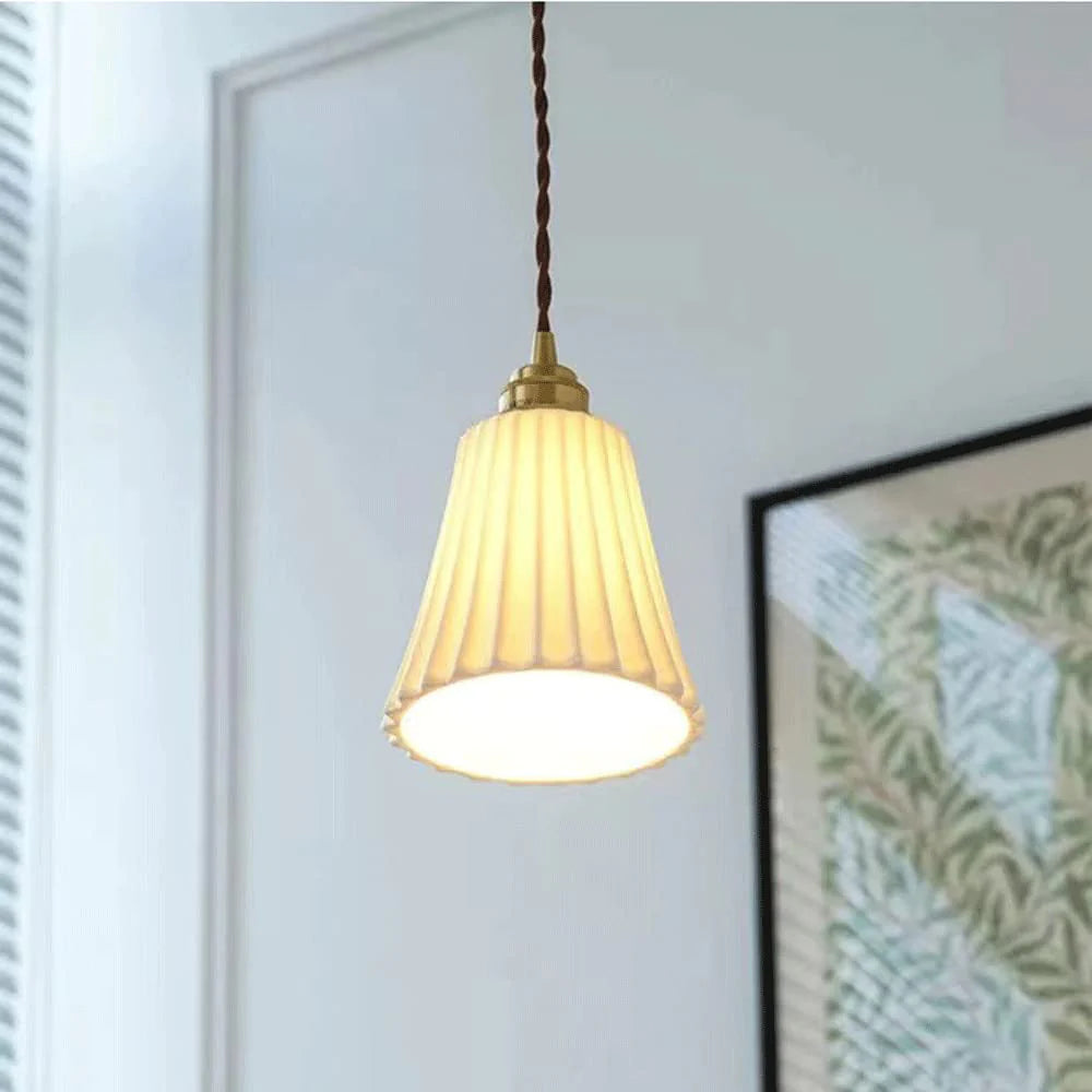 Silva Modern LED Pendelleuchte Keramik Schlaf/Esszimmer