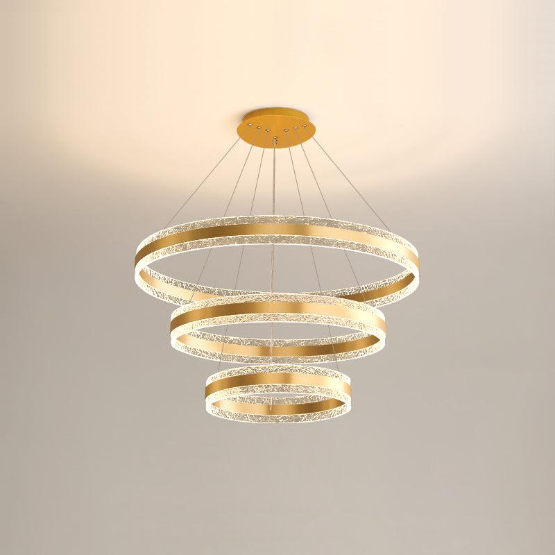 Lustra Pendelleuchte Modern LED Kreisringe-Letslighting