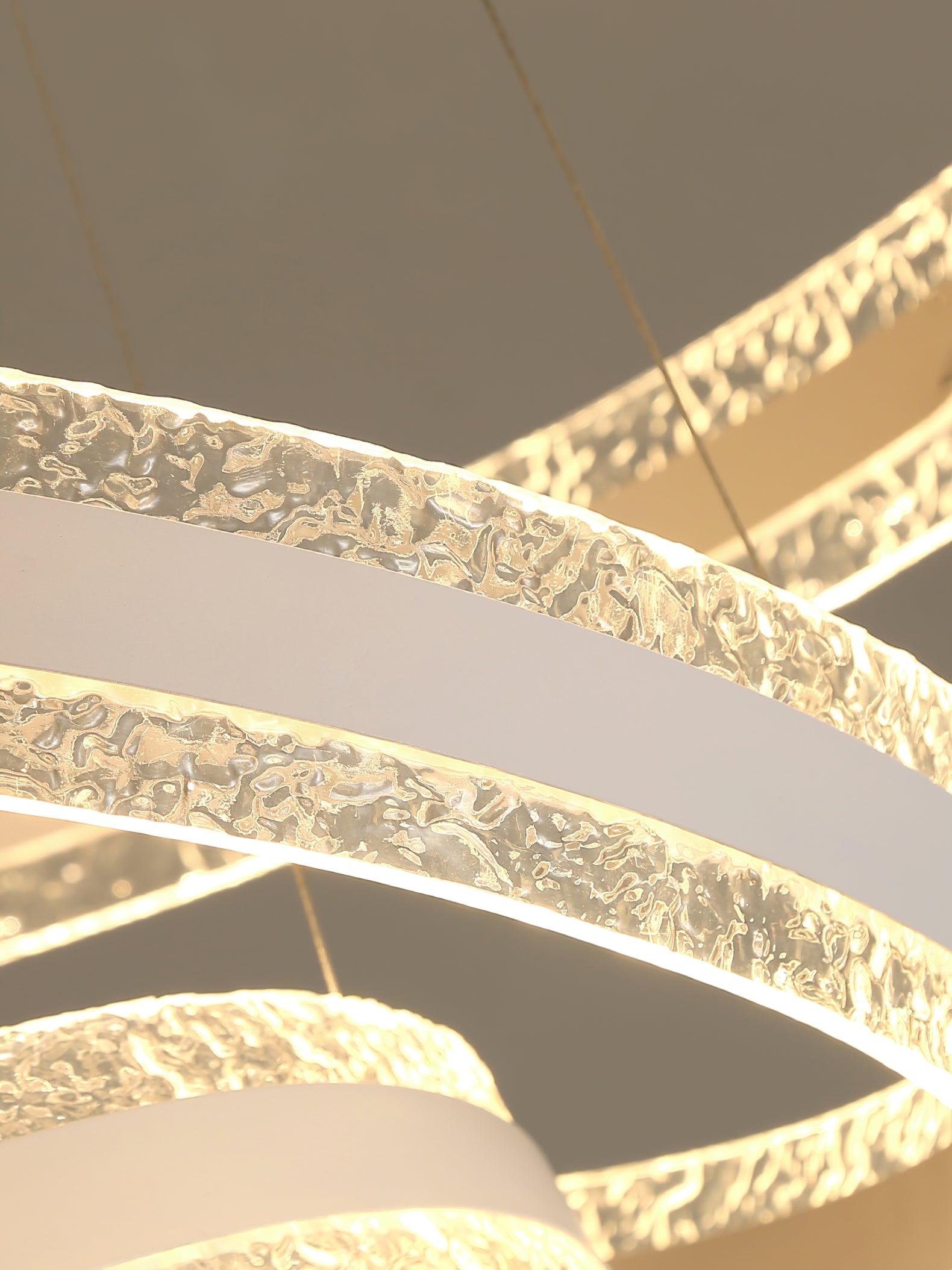 Lustra Pendelleuchte Modern LED Kreisringe-Letslighting