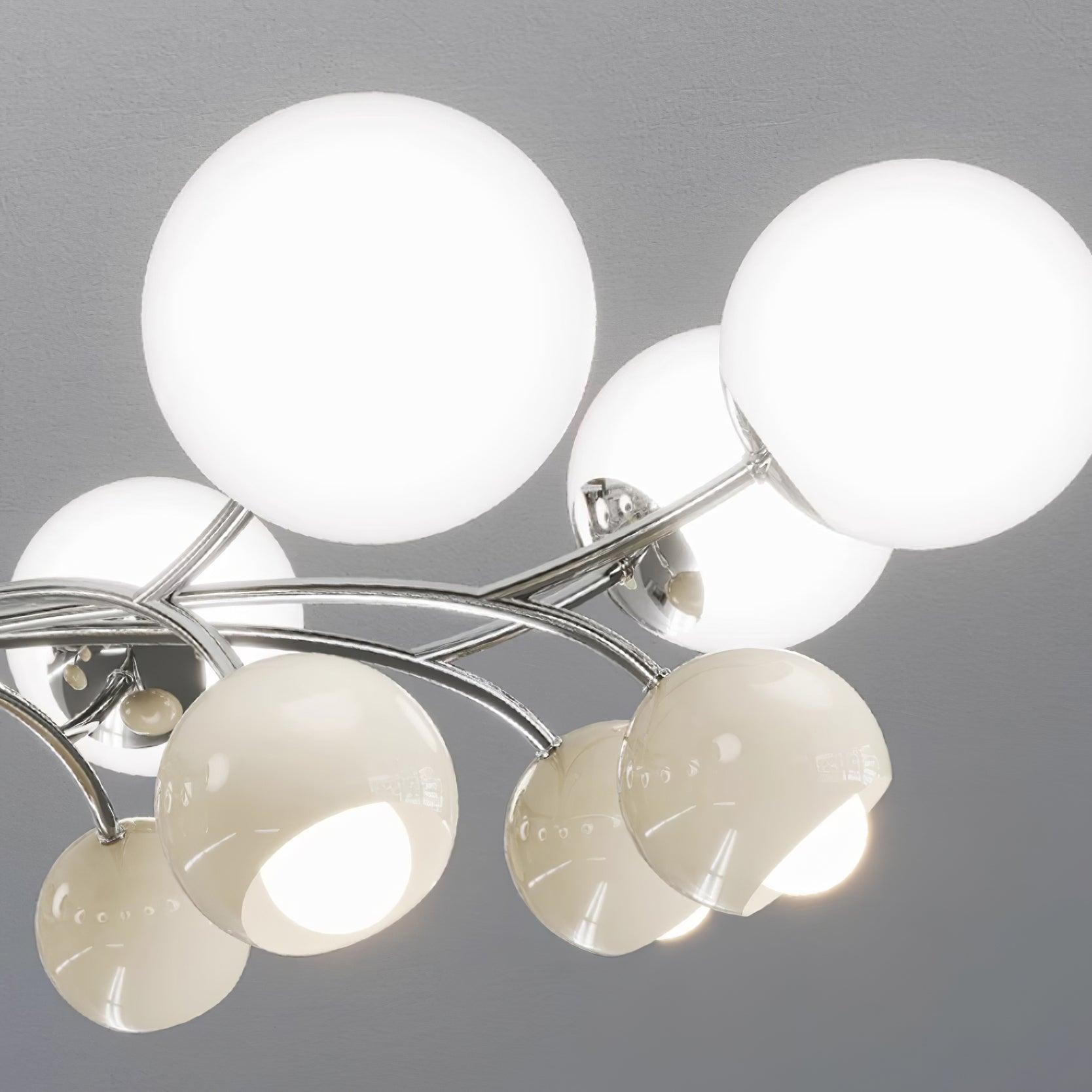 Kronleuchter Glas Metall Kuppel Blütenblatt Schirme Minimalistisch-Letslighting