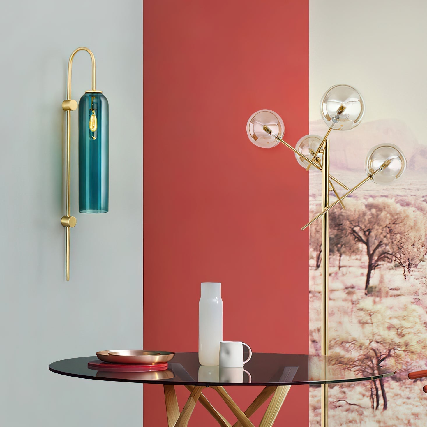Anoriel Wandleuchte Glas Modern Minimalistisch-Letslighting