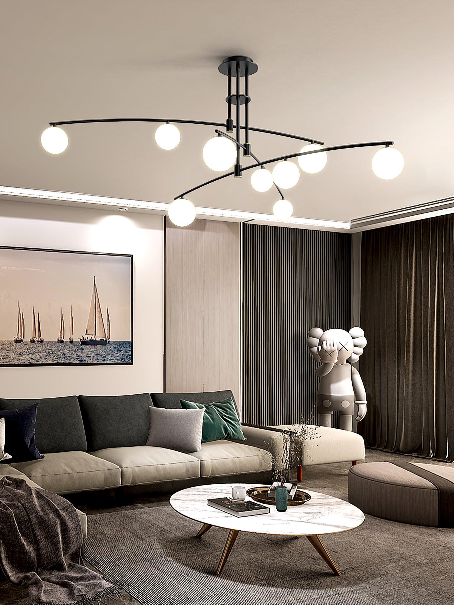 Lustra Kronleuchter Lang Arm Modern 6 Licht-Letslighting