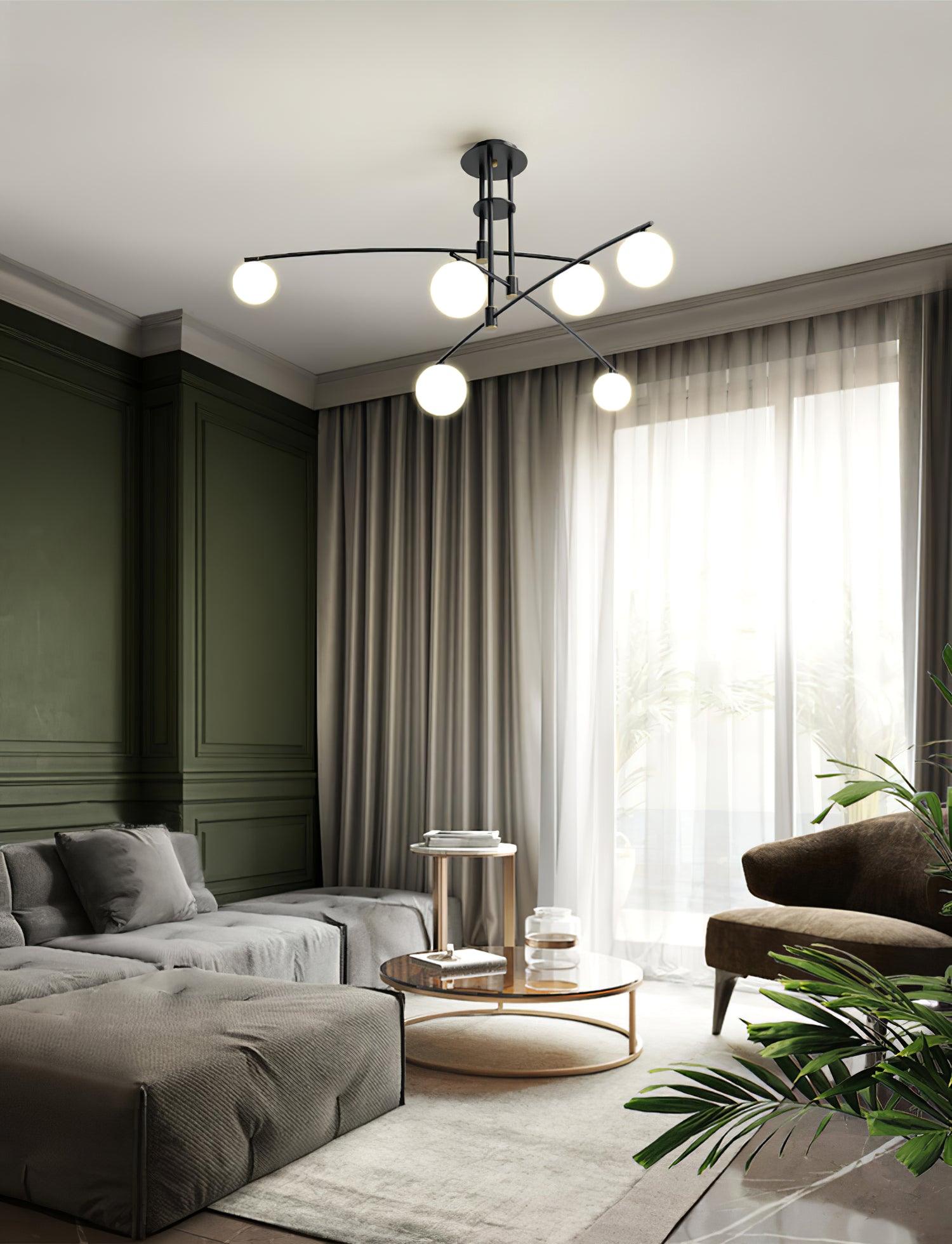 Lustra Kronleuchter Lang Arm Modern 6 Licht-Letslighting