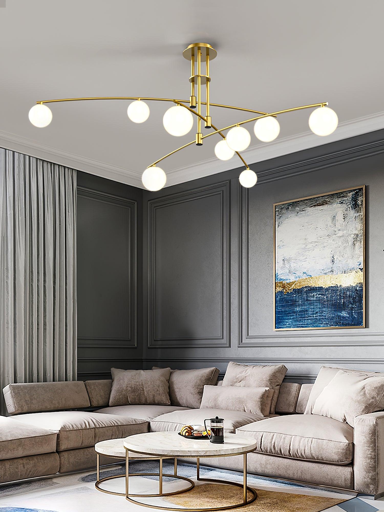 Lustra Kronleuchter Lang Arm Modern 6 Licht-Letslighting