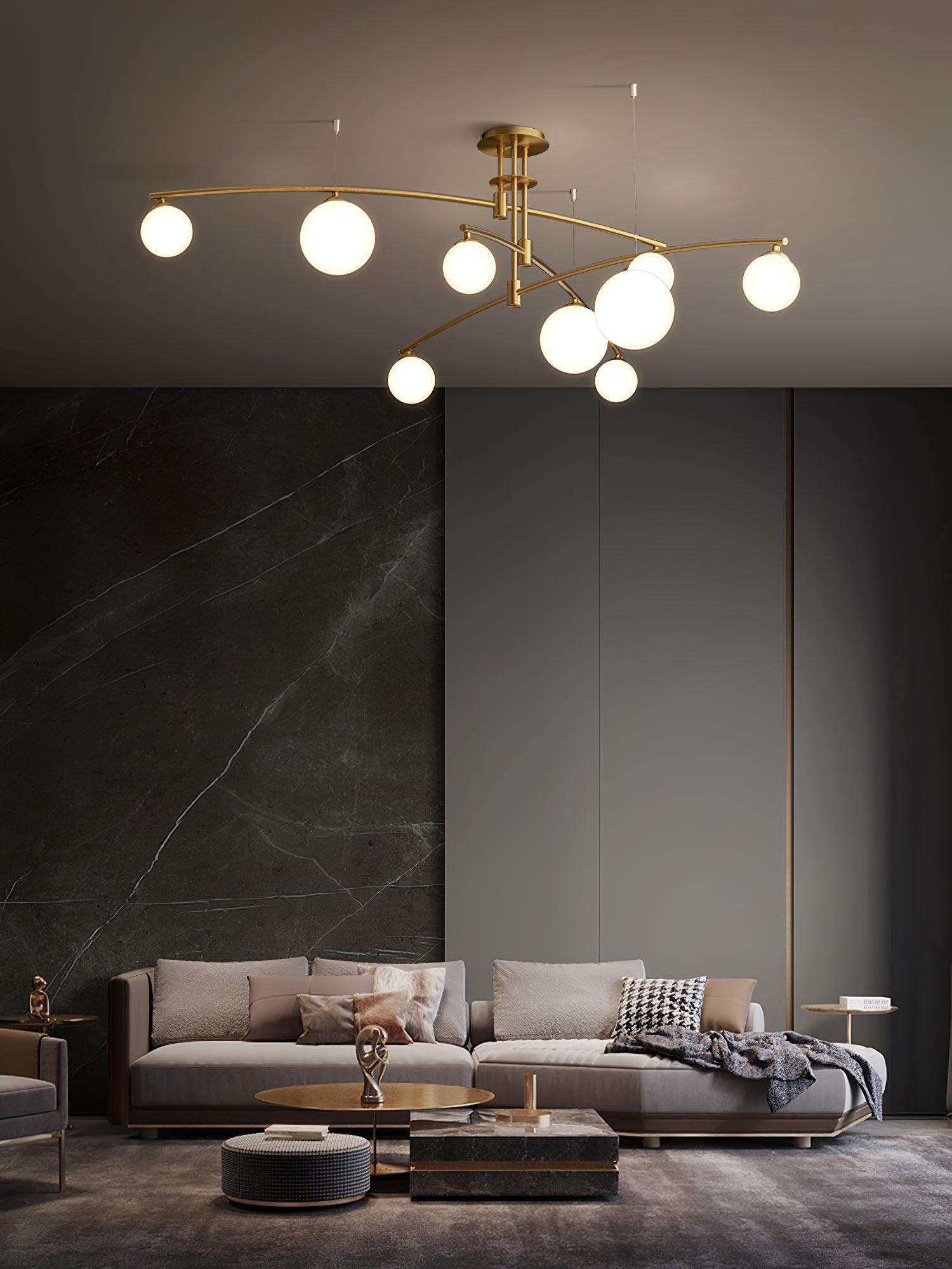 Lustra Kronleuchter Lang Arm Modern 6 Licht-Letslighting