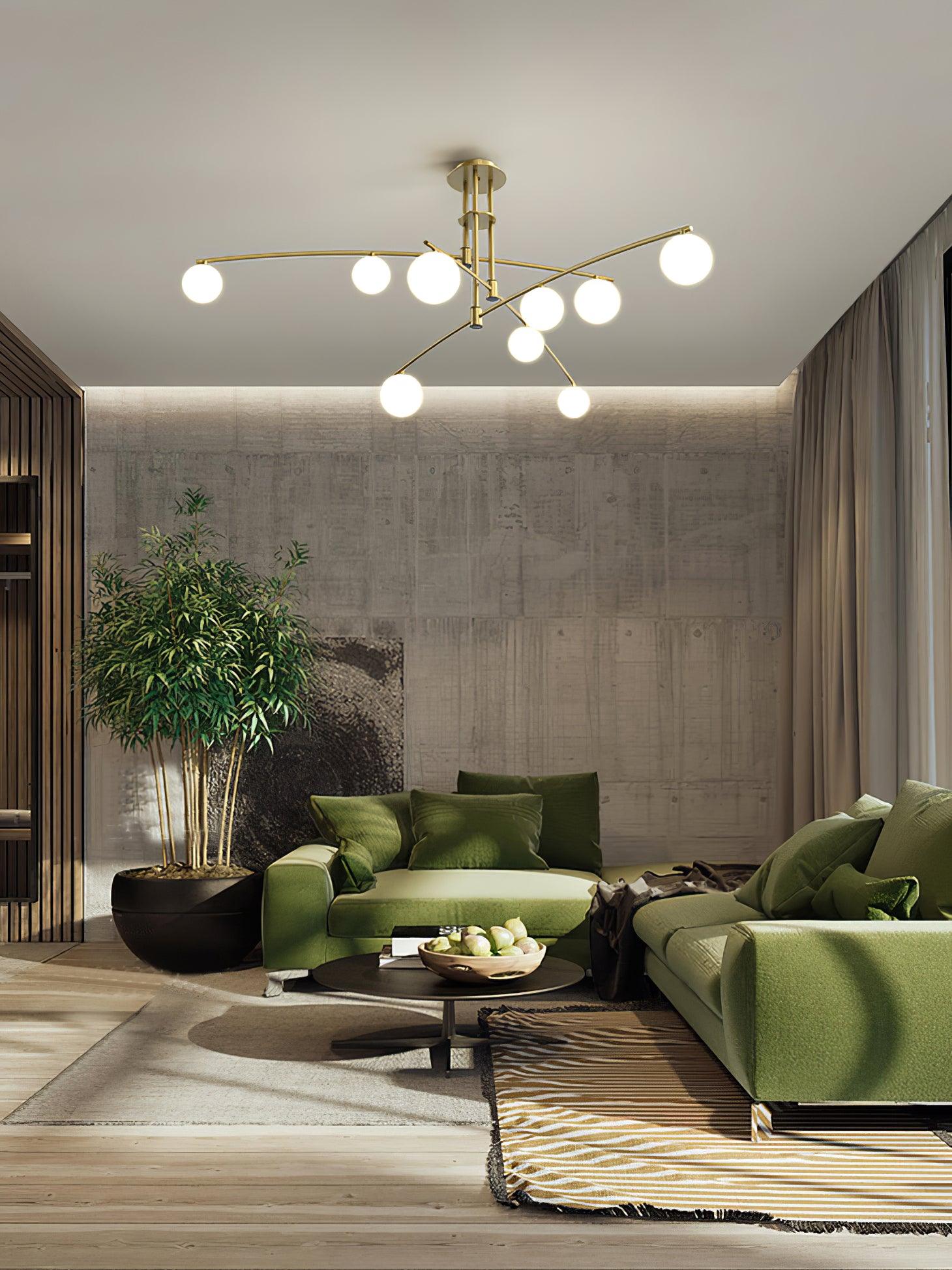 Lustra Kronleuchter Lang Arm Modern 6 Licht-Letslighting