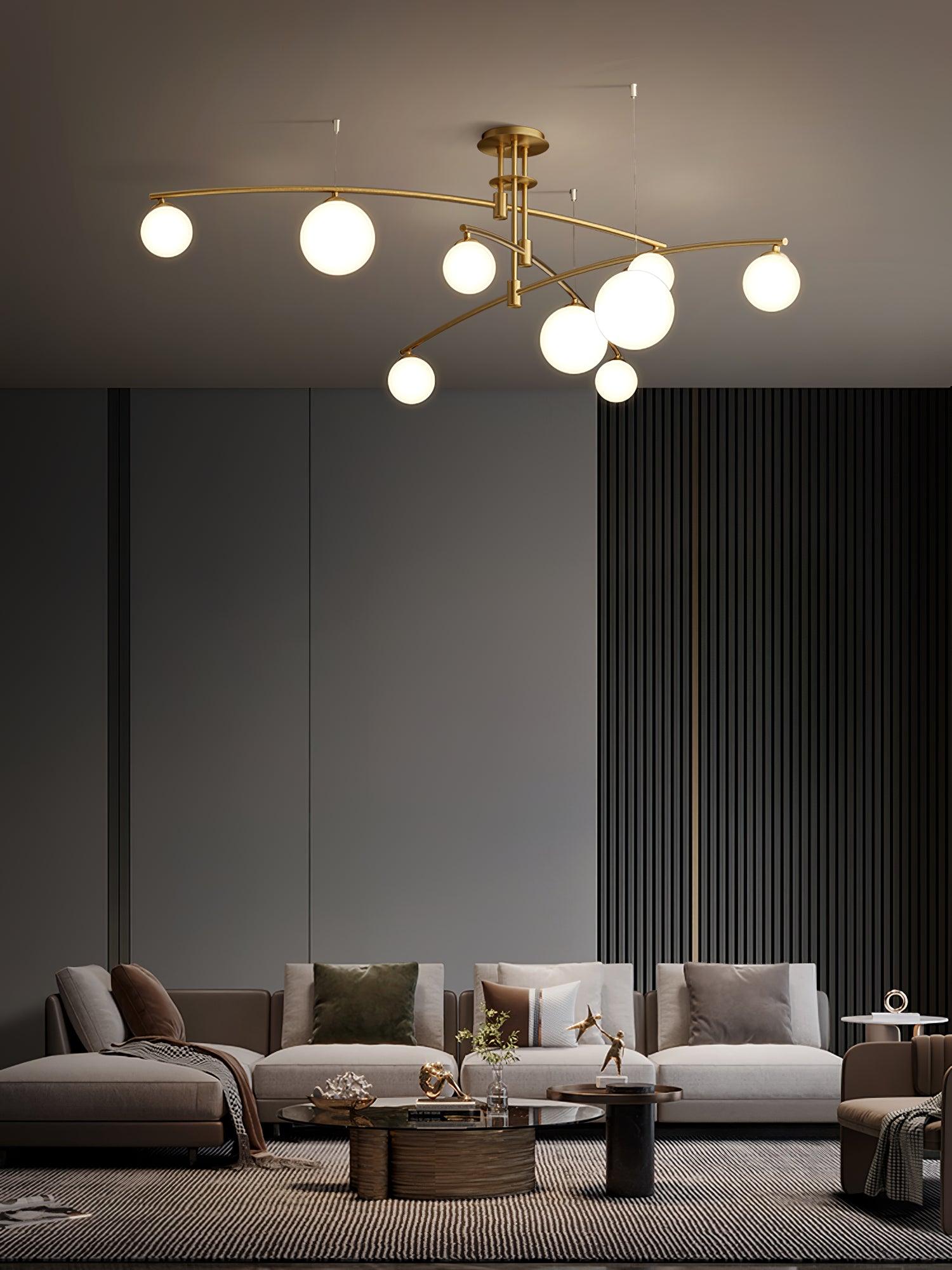 Lustra Kronleuchter Lang Arm Modern 6 Licht-Letslighting