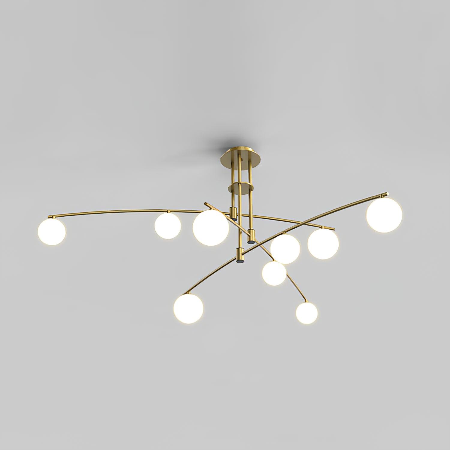 Lustra Kronleuchter Lang Arm Modern 6 Licht-Letslighting