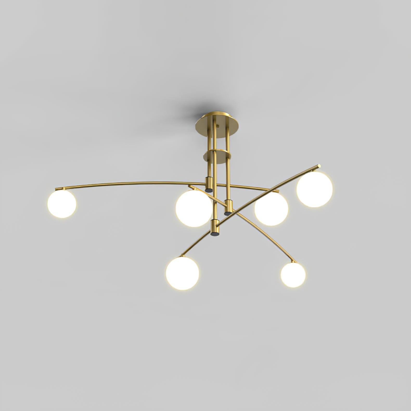 Lustra Kronleuchter Lang Arm Modern 6 Licht-Letslighting