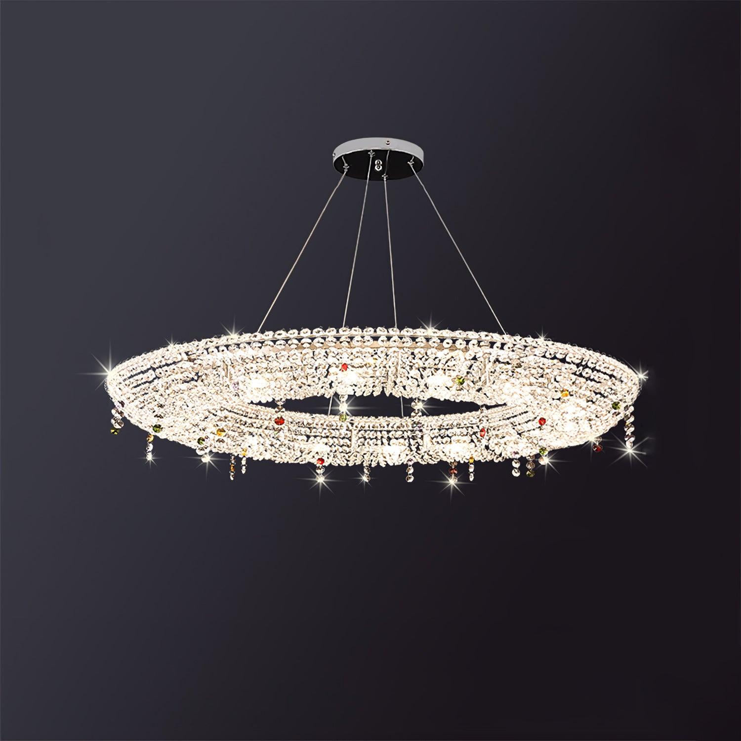 Aeliora Embellished Crystal Pendant Light - Blowlighting