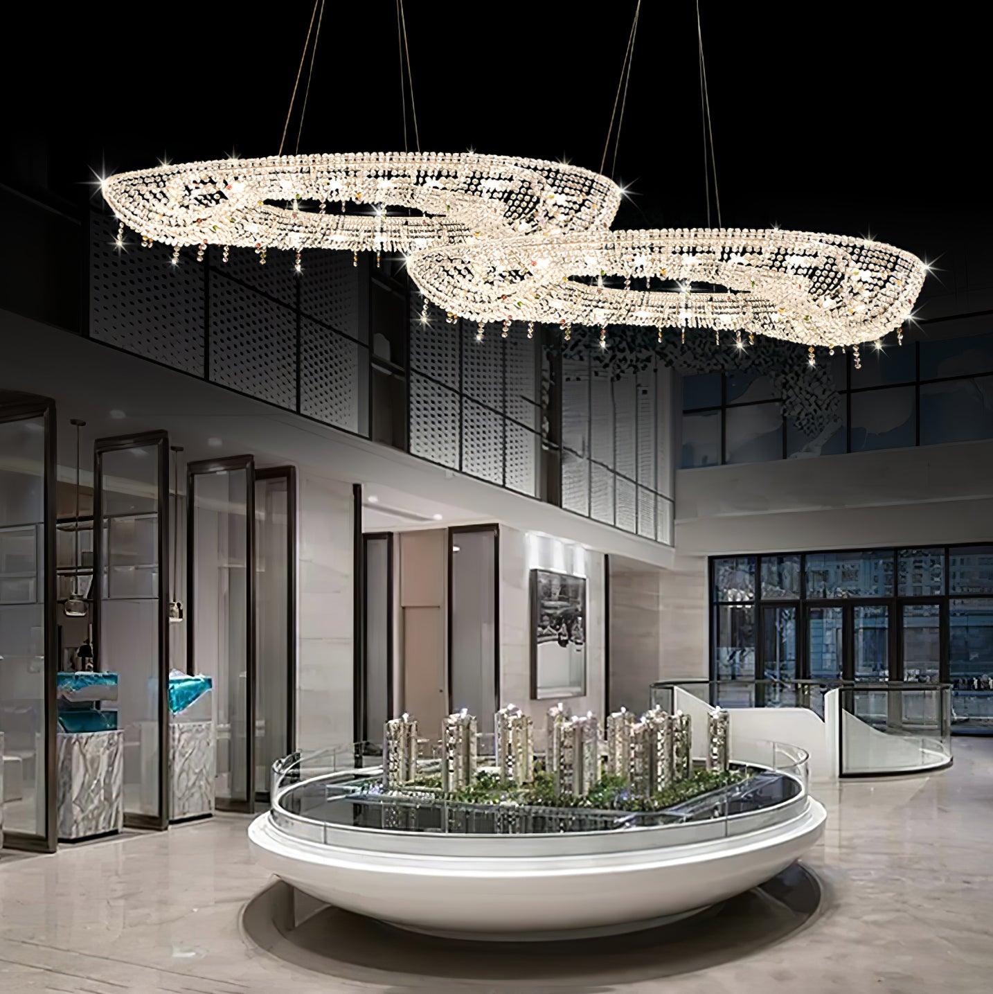 Aeliora Embellished Crystal Pendant Light - Blowlighting