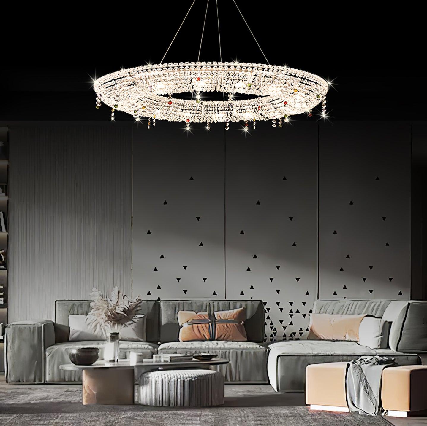 Aeliora Embellished Crystal Pendant Light - Blowlighting