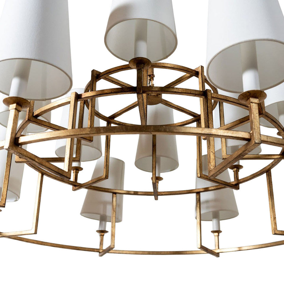 Modica Elegance Kronleuchter aus Messinggewebe-Letslighting