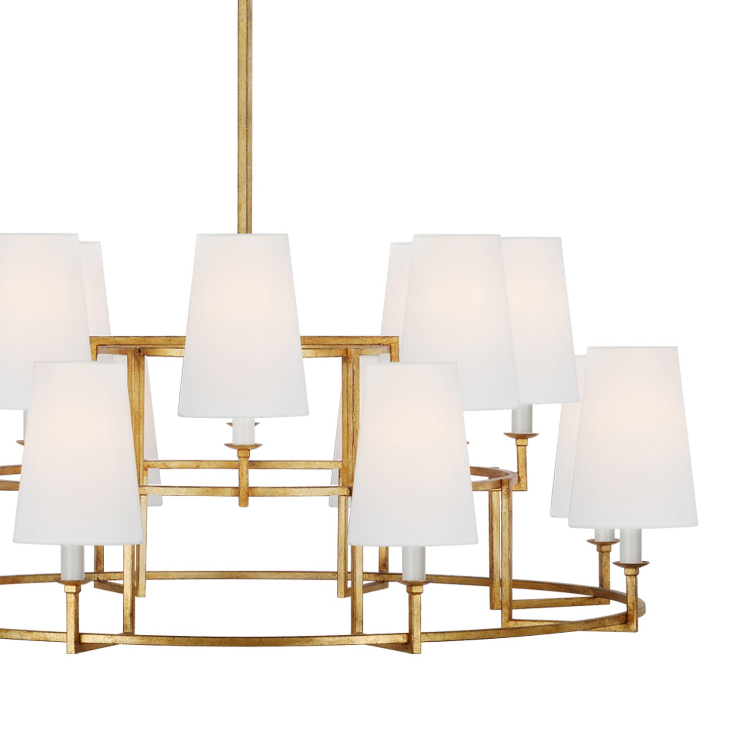 Modica Elegance Kronleuchter aus Messinggewebe-Letslighting