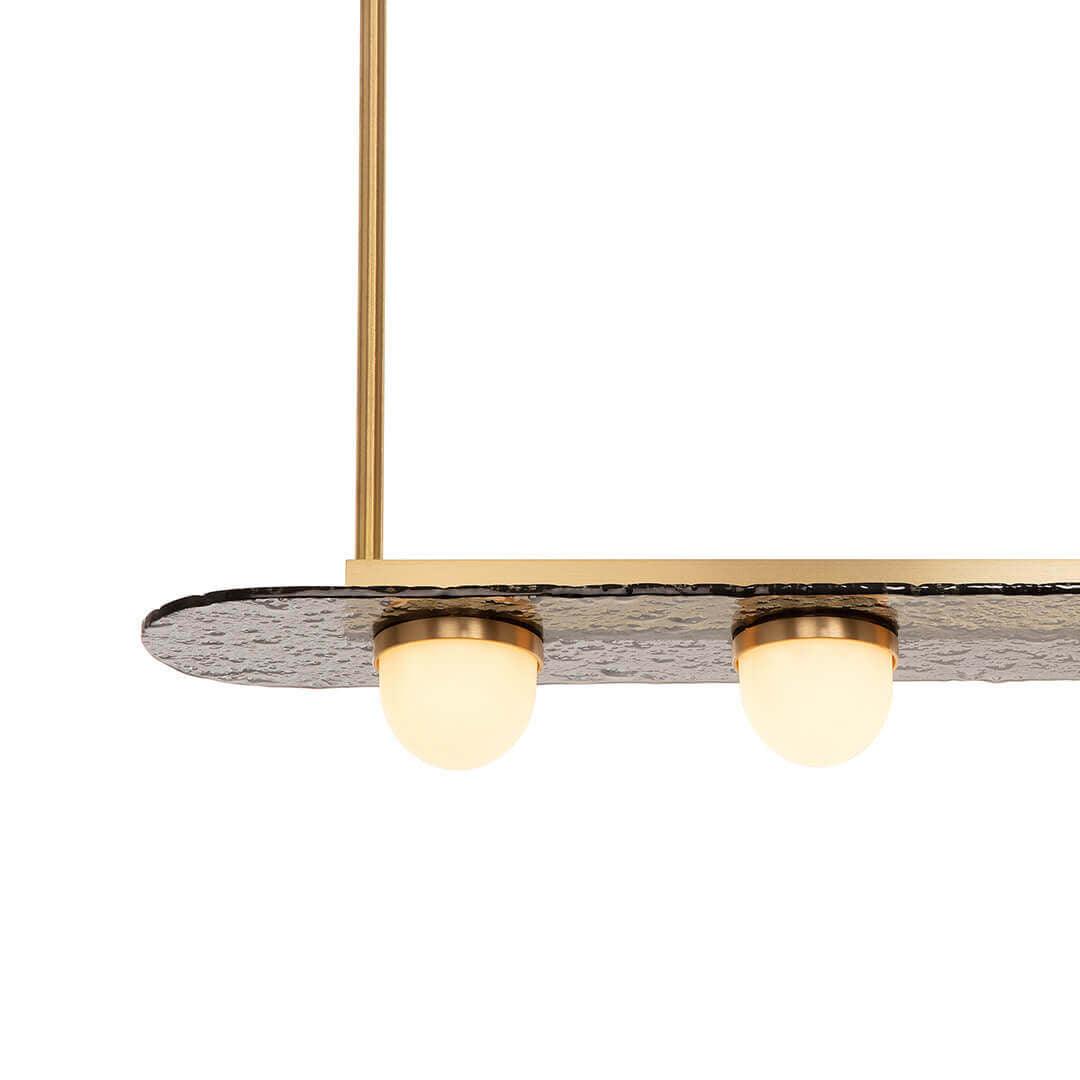 Lustra Kronleuchter LED Linear Goldrahmen-Letslighting