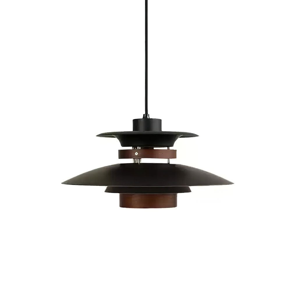 Nymera Pendelleuchte Holz Stahl-Letslighting