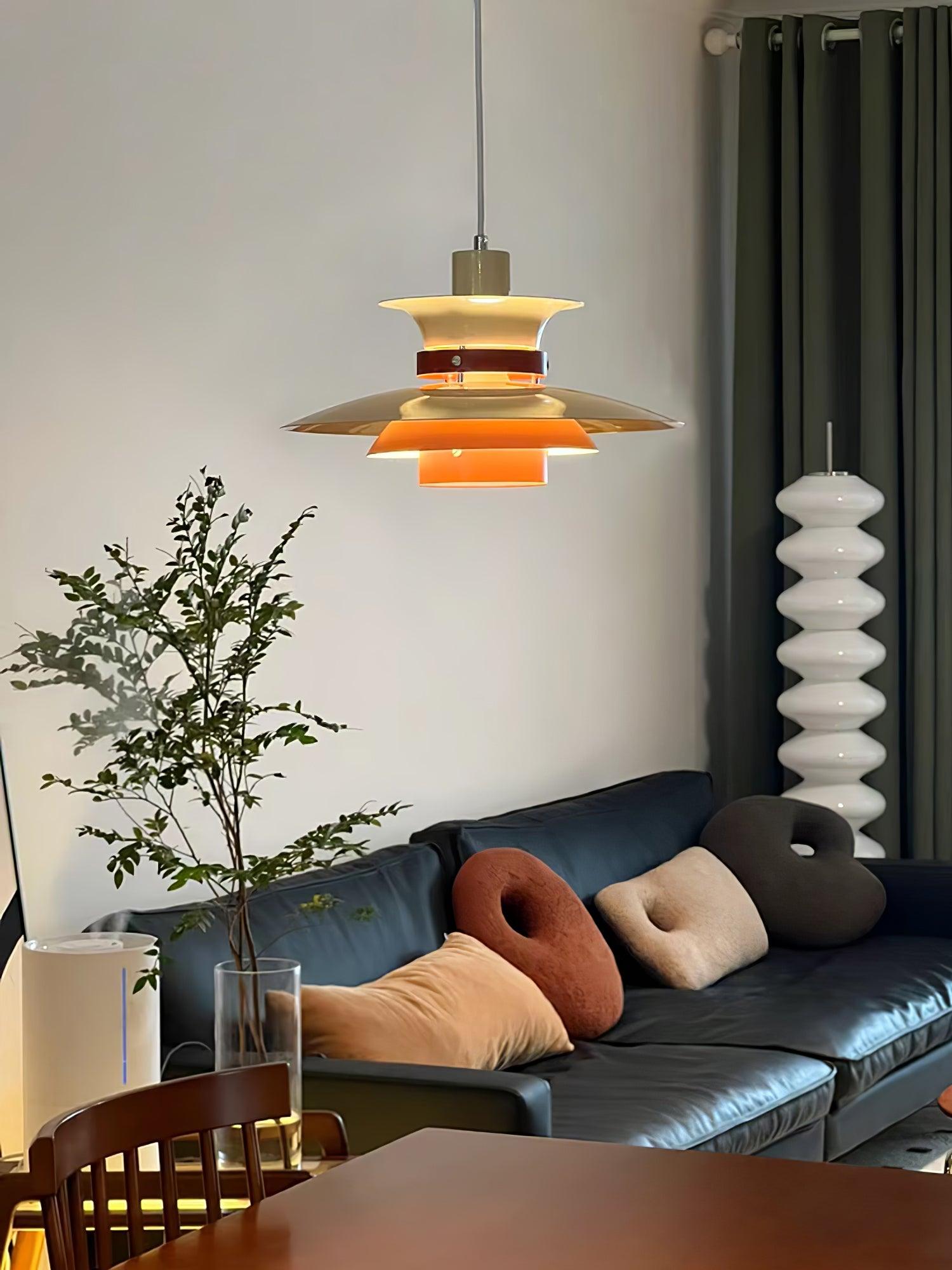 Nymera Pendelleuchte Holz Stahl-Letslighting