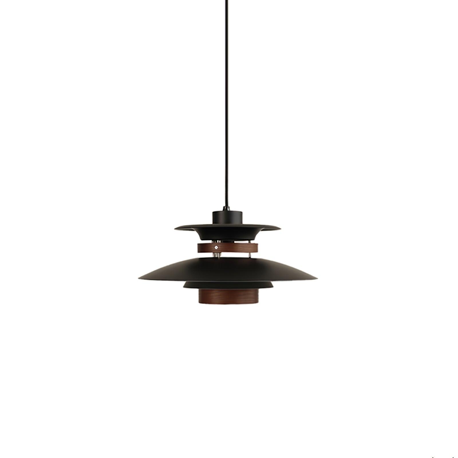 Nymera Pendelleuchte Holz Stahl-Letslighting