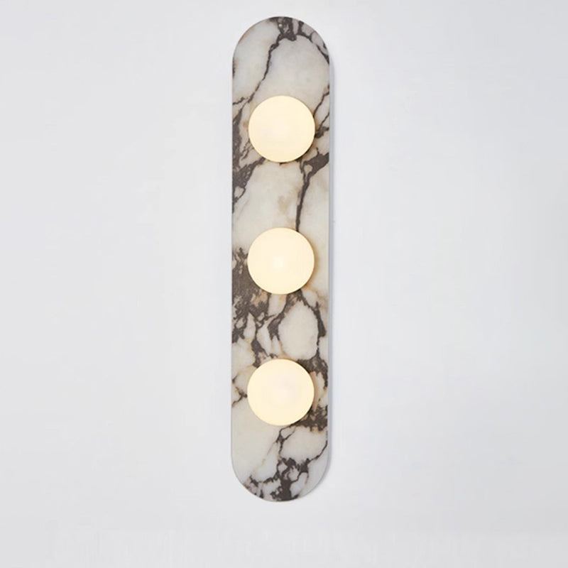 Covelyra Modern Minimalist Marble Glass Wall Lamp - Letslighting